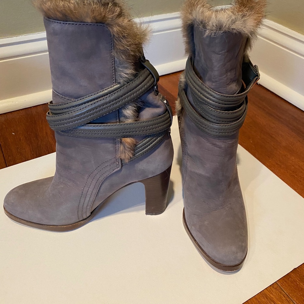 grey boots